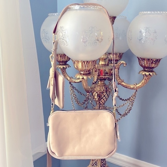 Brand New Steve Madden Sparkly Jewel Beaded Large Strap Zippered Crossbody Purse - Picture 10 of 16